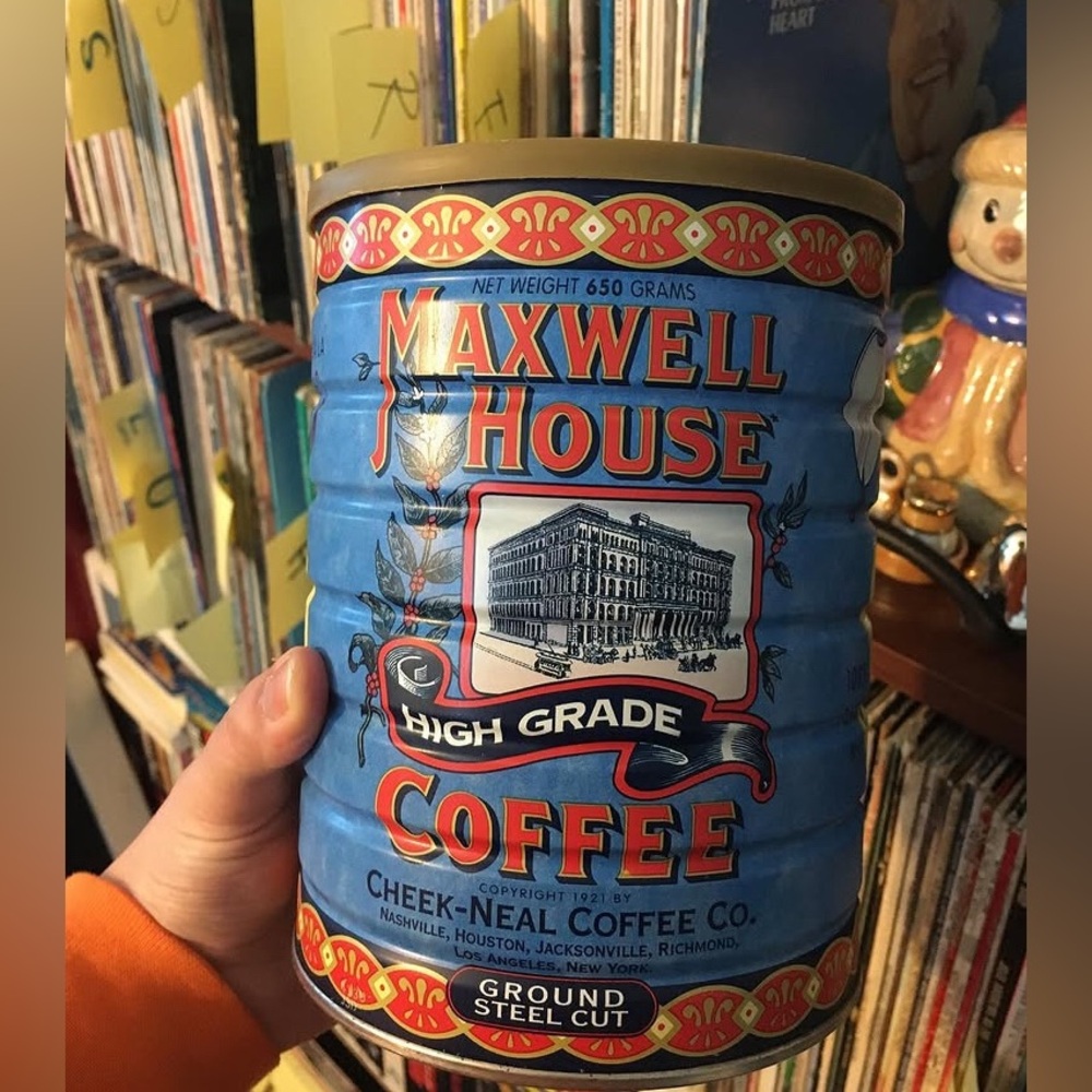 1990 Maxwell H O U S E coffee collector tin